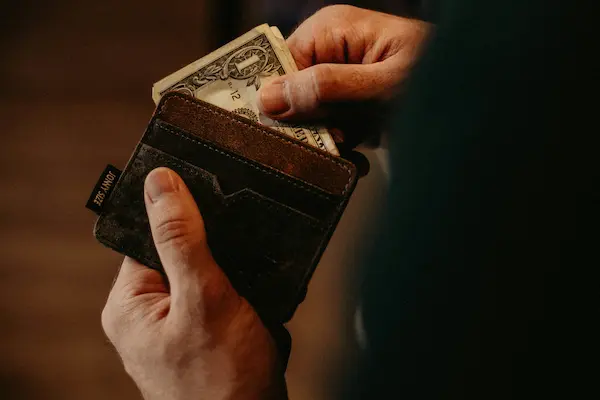 Billetera de cuero